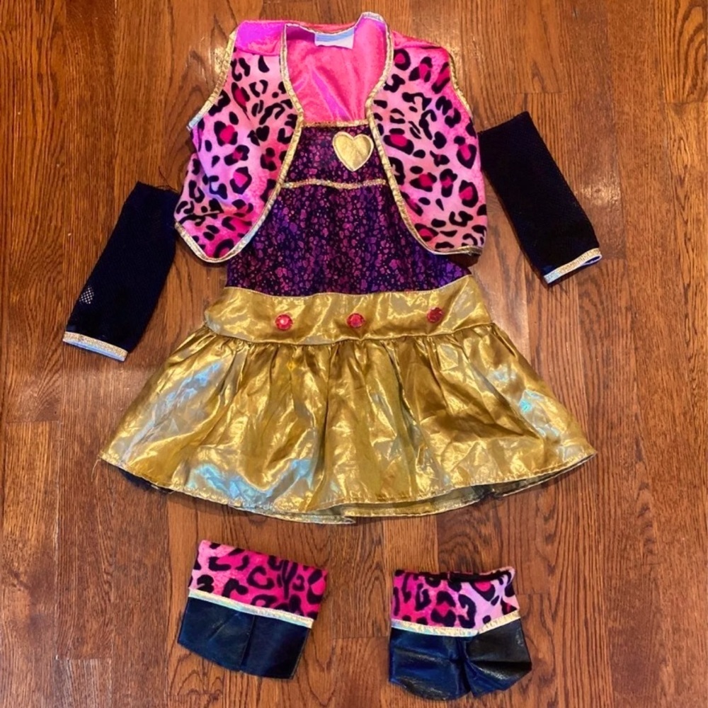 4 piece Rock Star Halloween Costume - kids 3-4T